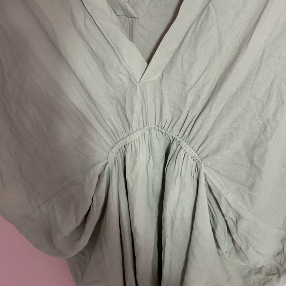 ZARA Asymmetrical Sheer Gray Dress XS - Picture 5 of 12